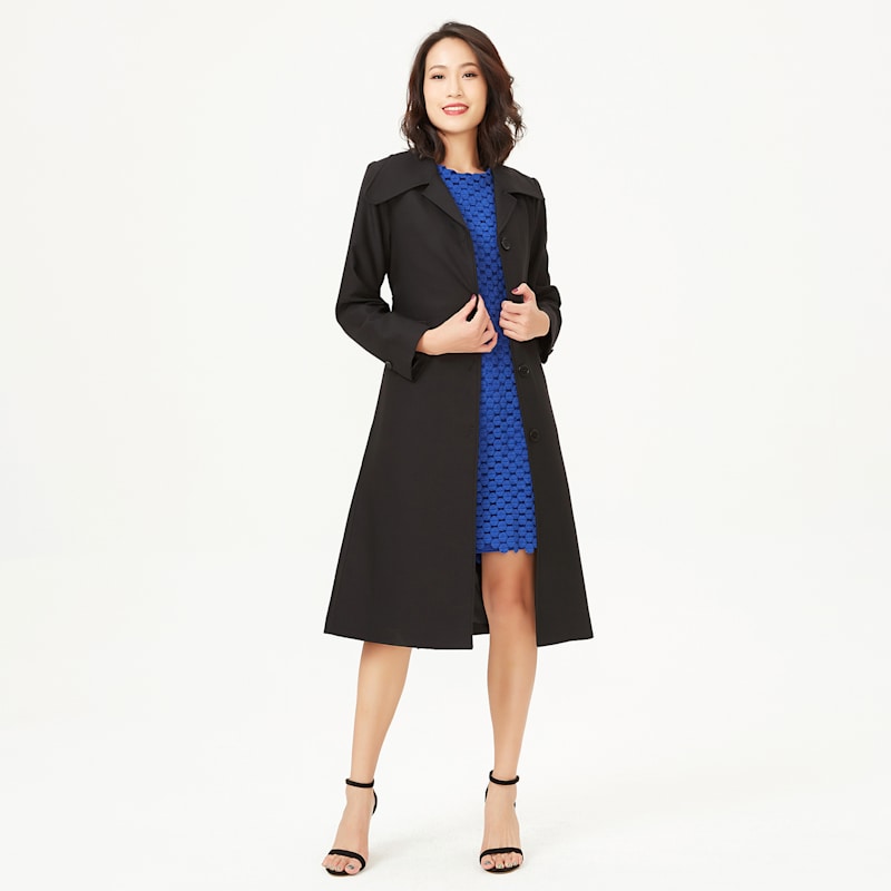 Thumbnail of Minimalist City Coat - Black image
