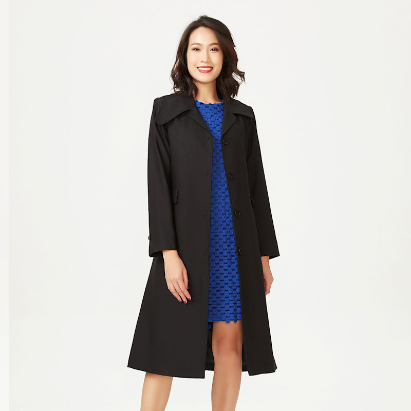 Thumbnail of Minimalist City Coat - Black image