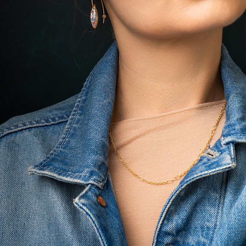 Thumbnail of Gold Link Necklace image