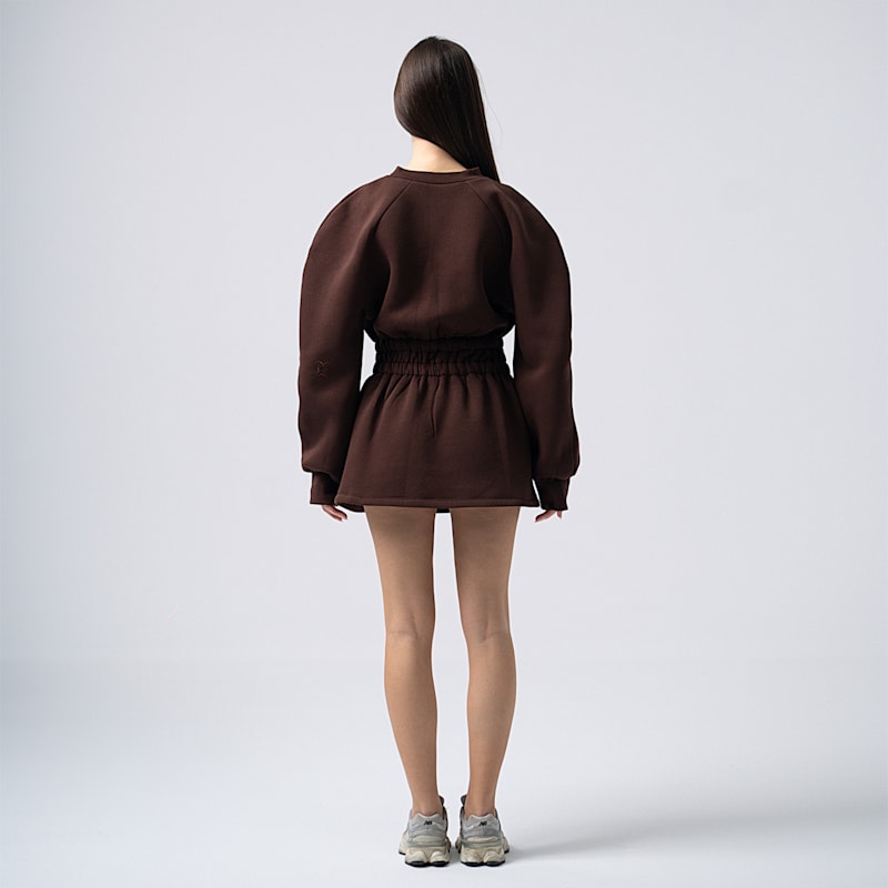 Thumbnail of Mins Dress Dark Brown  Color image