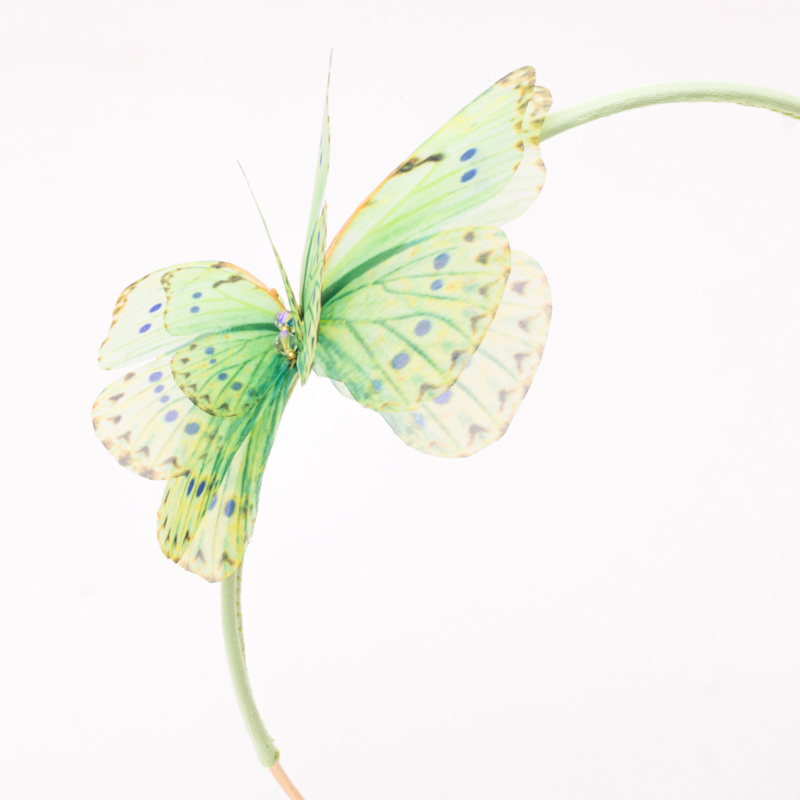 Thumbnail of Butterfly Headband Mint Green Hairband Hair Accessory image