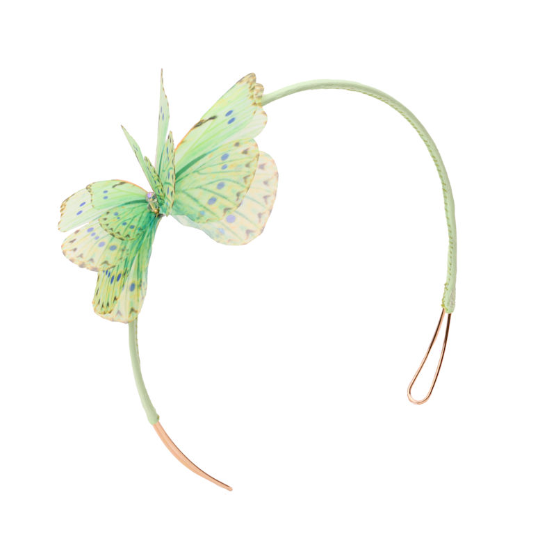 Thumbnail of Butterfly Headband Mint Green Hairband Hair Accessory image