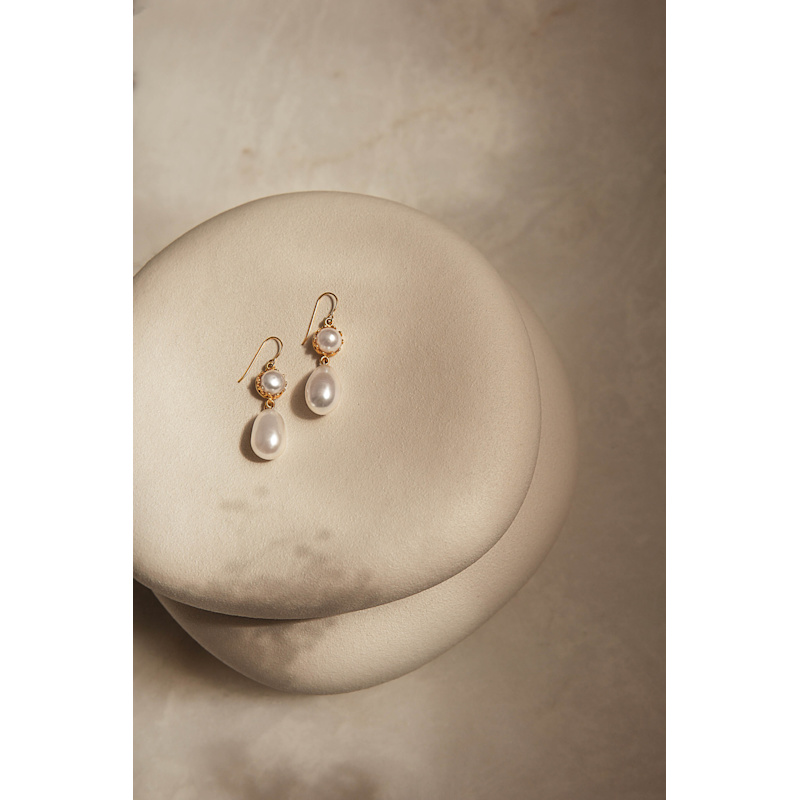 Thumbnail of Mira Pearl Earrings image