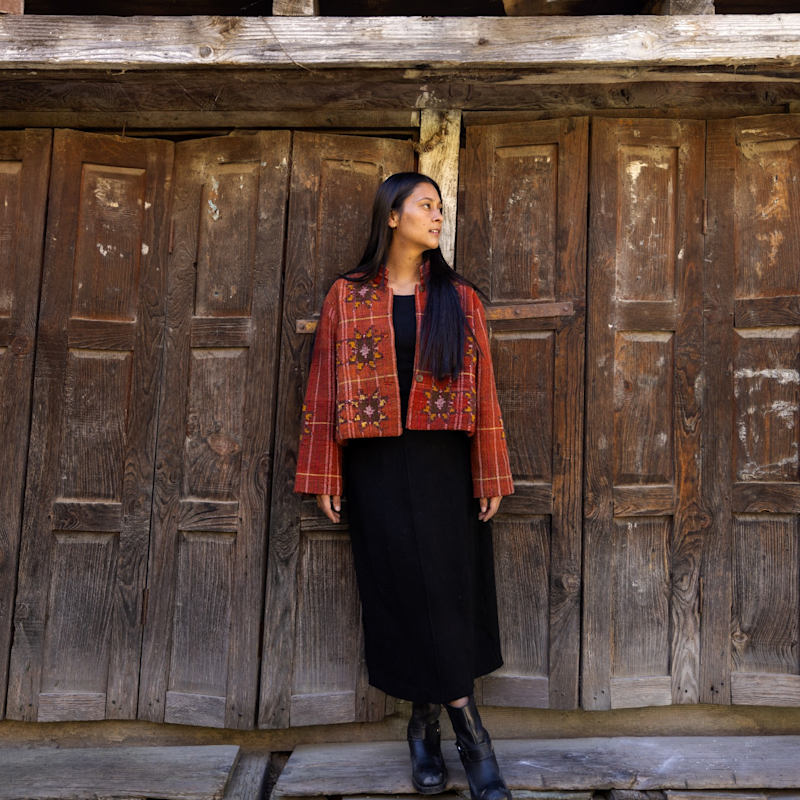 Thumbnail of Mirach Short Jacket Madder Red image