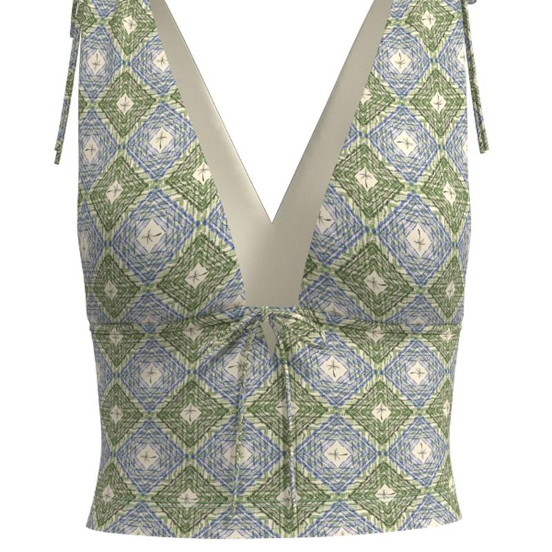 Thumbnail of Miranda V-Neck Tankini Top / Sampieri image