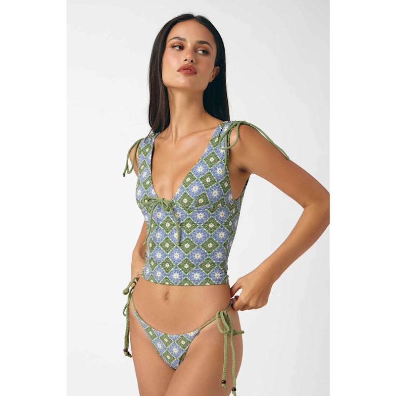 Thumbnail of Miranda V-Neck Tankini Top / Sampieri image