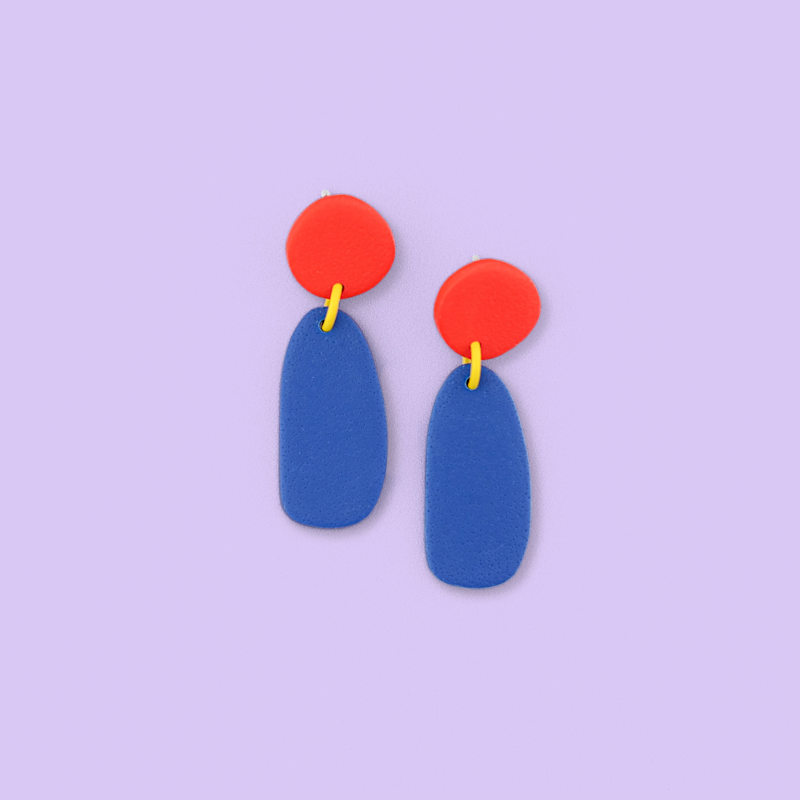 Thumbnail of Miro Drop Earrings In Blue image