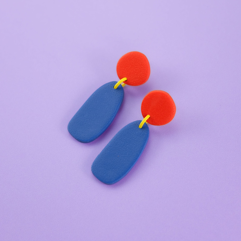 Thumbnail of Miro Drop Earrings In Blue image