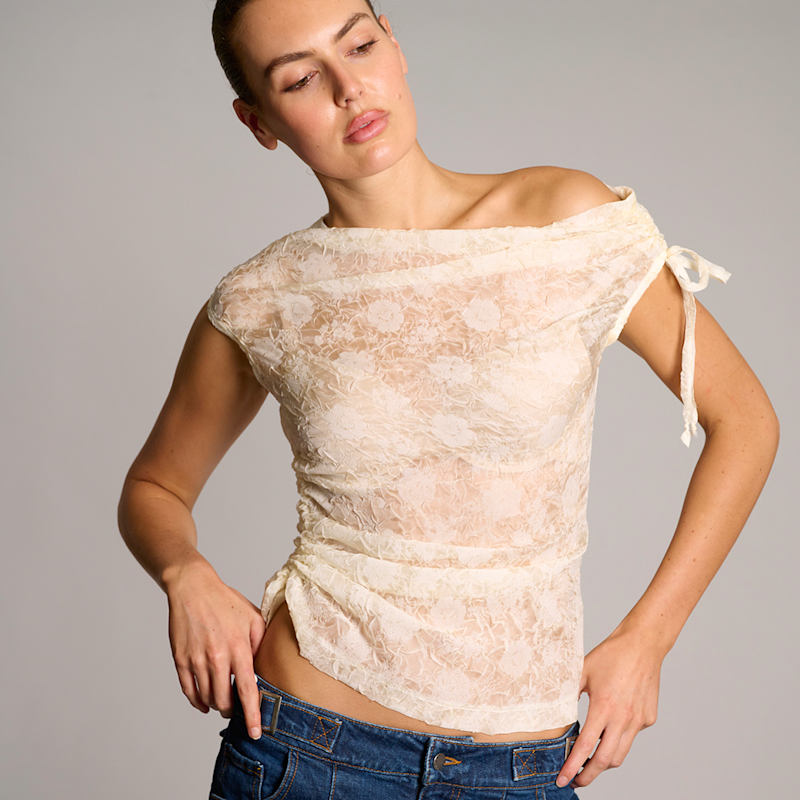 Thumbnail of Mischa Ivory Burnout Top image