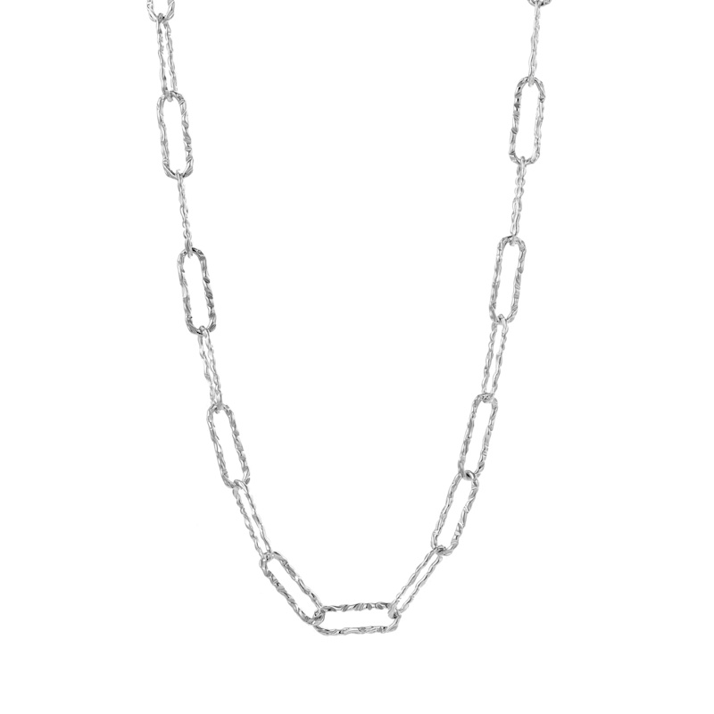 Thumbnail of Misty - Layering Link Chain Silver Necklace image