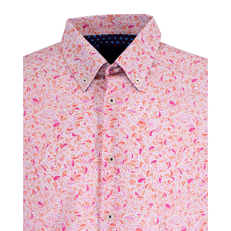 Thumbnail of Mitchell Small Swirl Shirt In Candy image