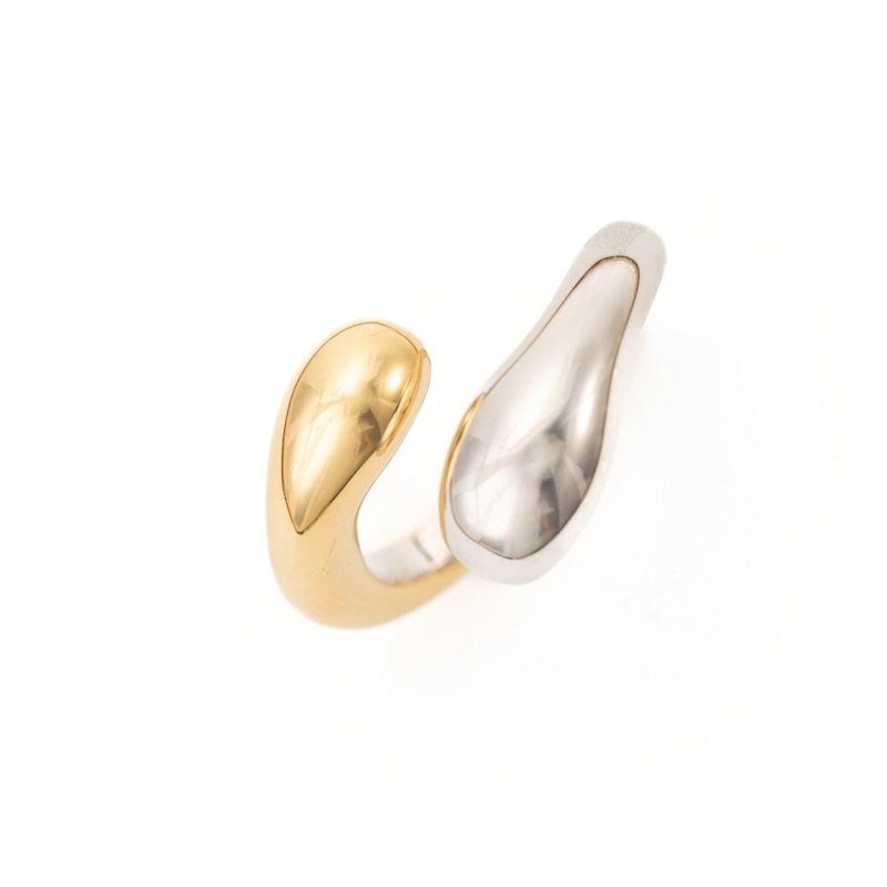 Thumbnail of Mixed Metal Chunky Wrap Ring image