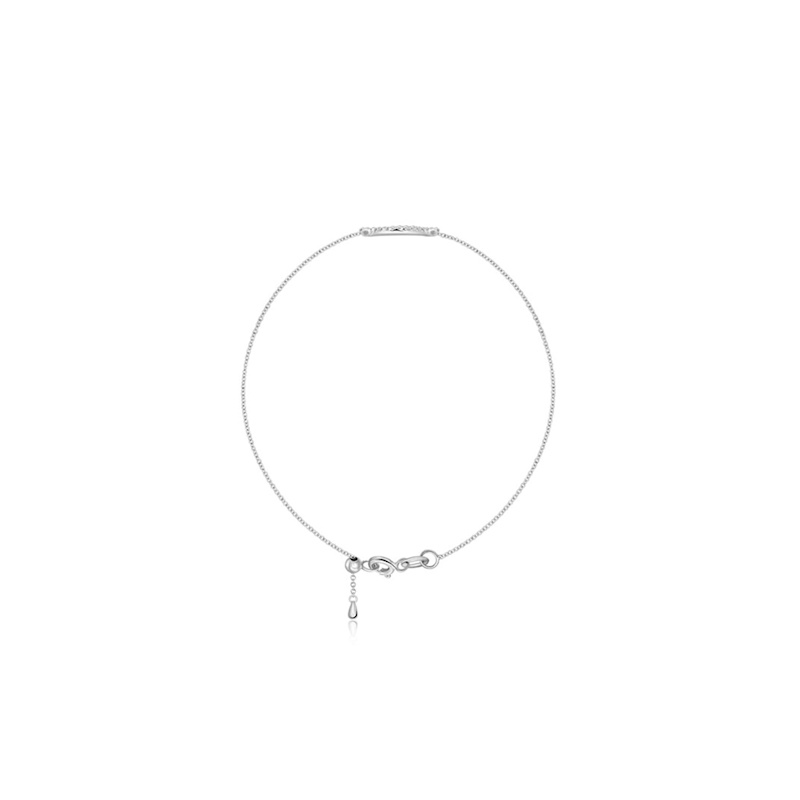 Thumbnail of 18K White Gold Eyelash Shape Diamond Bracelet image