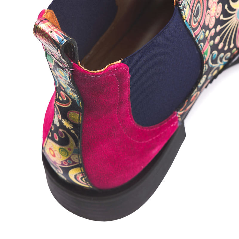 Thumbnail of Mamacita - Navy & Pink - Womens Ankle Boots image