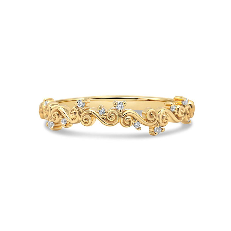 Thumbnail of Modern Filigree Band - Silver image