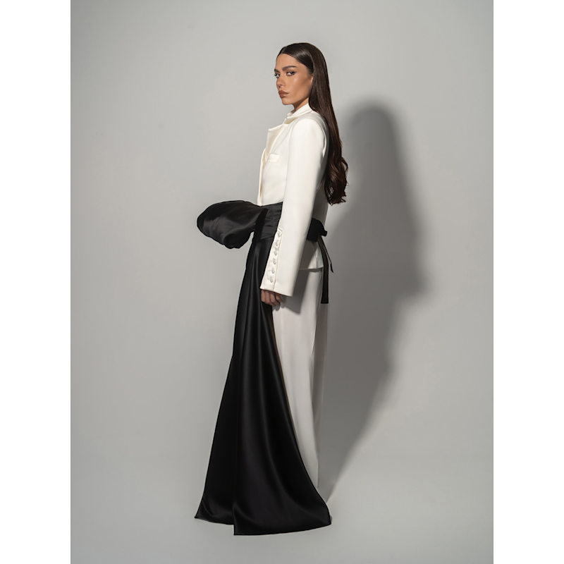 Thumbnail of Modern Power Floor-Length Satin Belt image