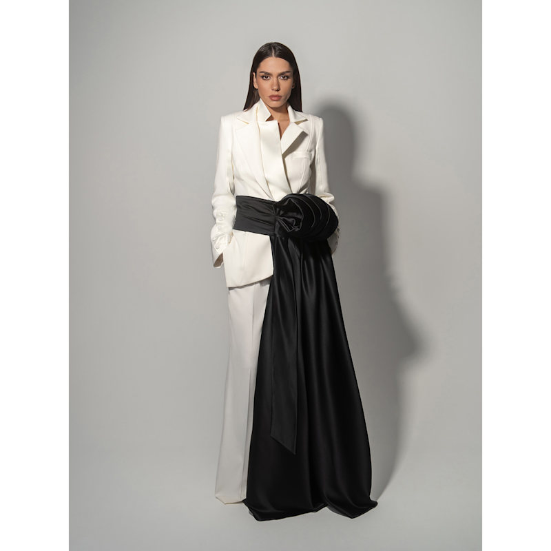 Thumbnail of Modern Power Floor-Length Satin Belt image