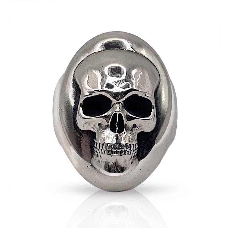 Modern Skull Ring - Sterling Silver - Waterproof Mens | Perry Gargano ...