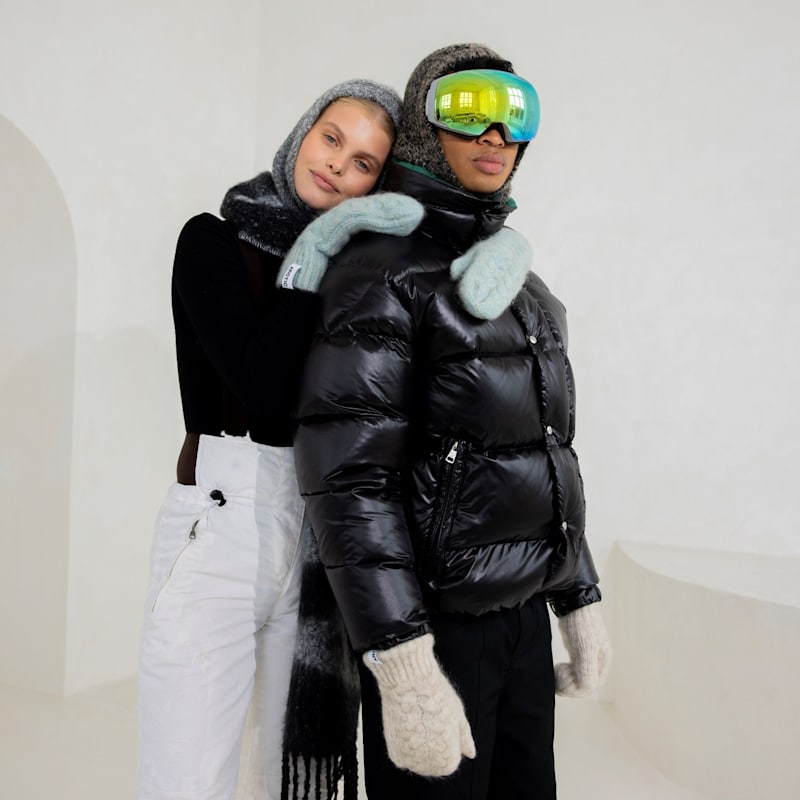 Thumbnail of Mohair Mittens - Arctic White image