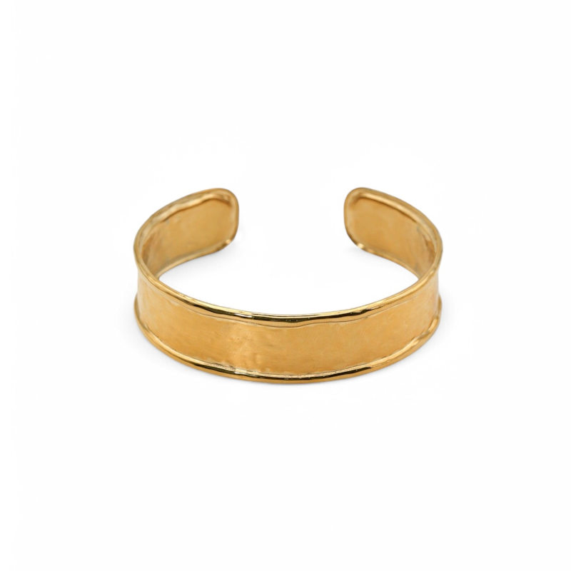 Thumbnail of Molten Gold Cuff Bangle Bracelet image