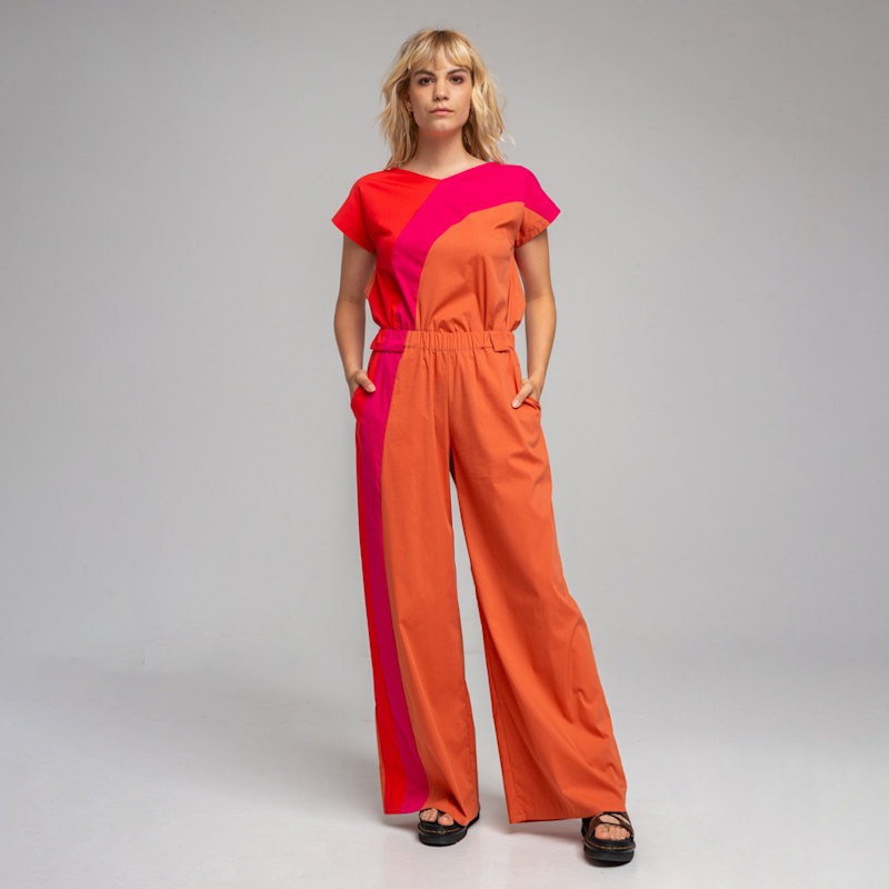 Thumbnail of Mona Red Palazzo Pants image