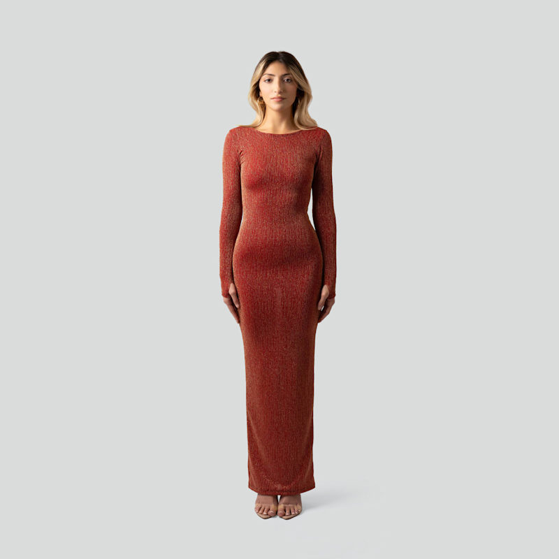 Thumbnail of Monarch Vermillion Party Dress image