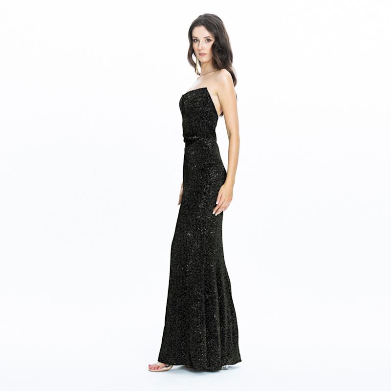 Thumbnail of Moon Shimmering Evening Gown Black image