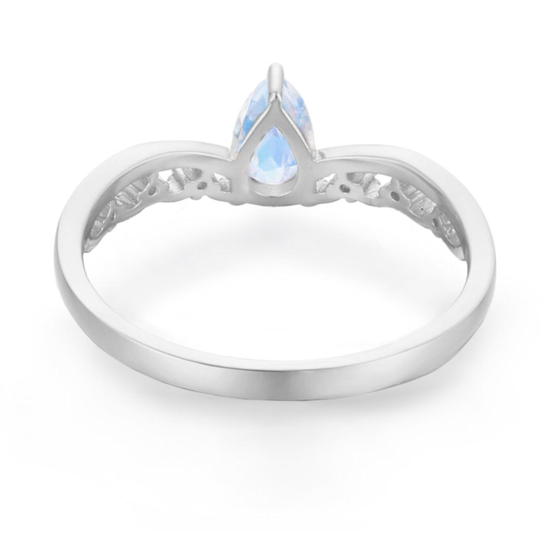 Thumbnail of Moonglade Vintage Ring White Gold Vermeil image