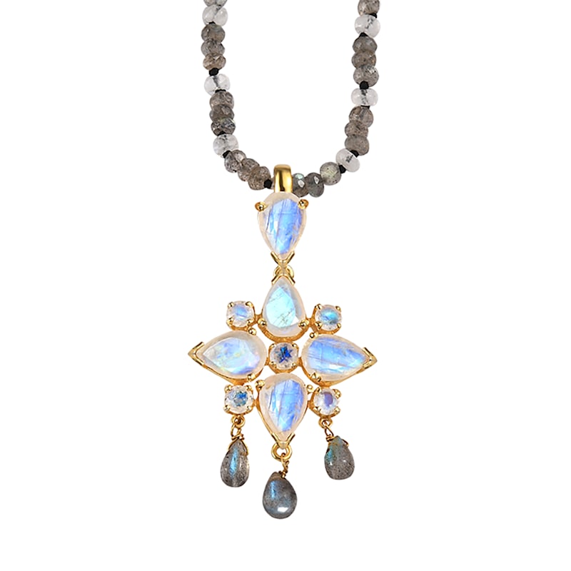 Thumbnail of Moonstone Labradorite Pendant image