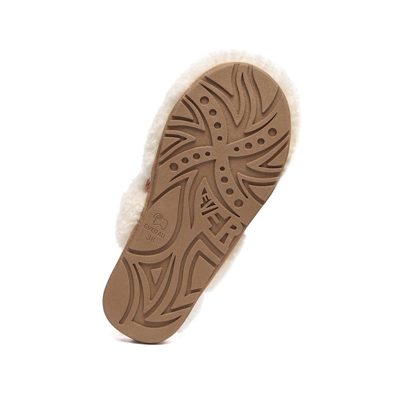 Thumbnail of Moorhen Bow Slippers In Cream image