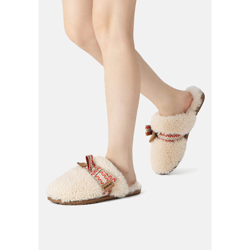 Thumbnail of Moorhen Bow Slippers In Cream image