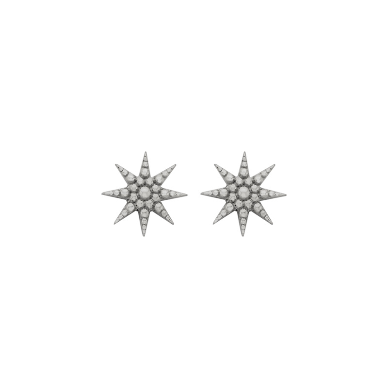Thumbnail of Morning Star Stud Earrings Silver image