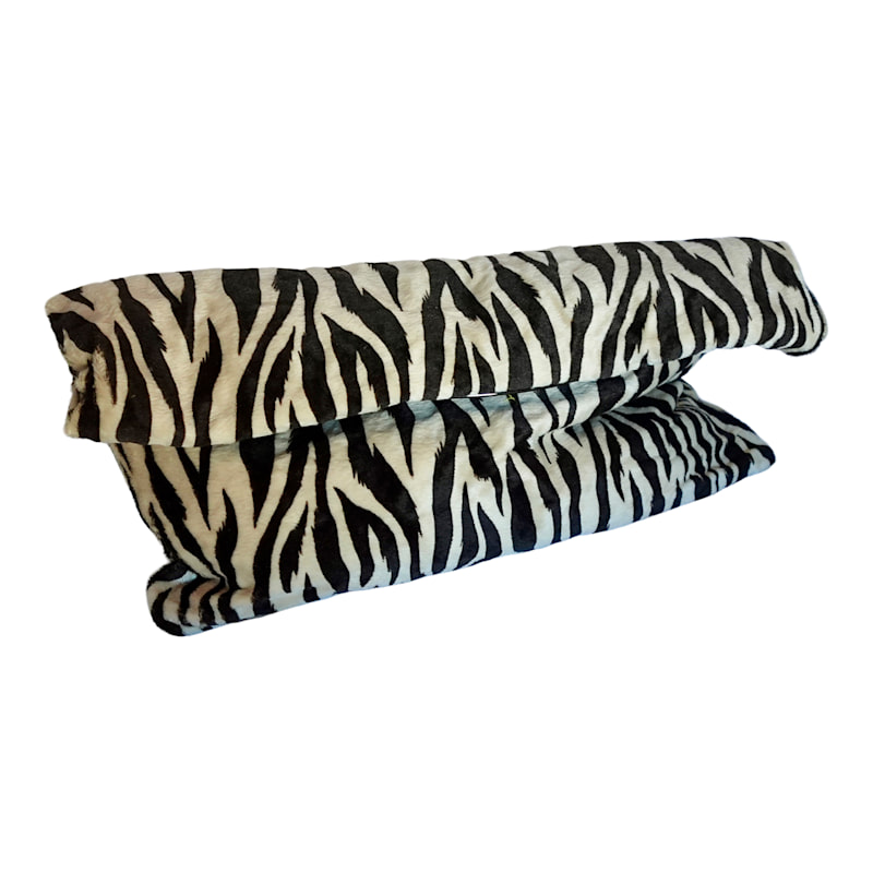 Thumbnail of Morphy Moldable Foldable Clutch Bag In Zebra Velvet image
