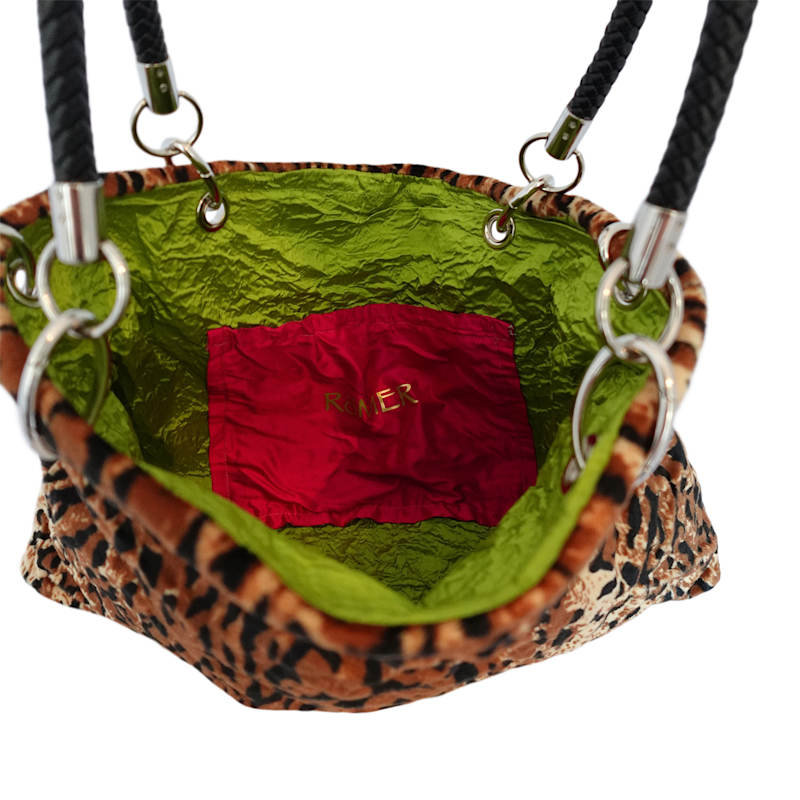 Thumbnail of Morphy Moldable Leopard Faux Fur Multi Handle Bag image
