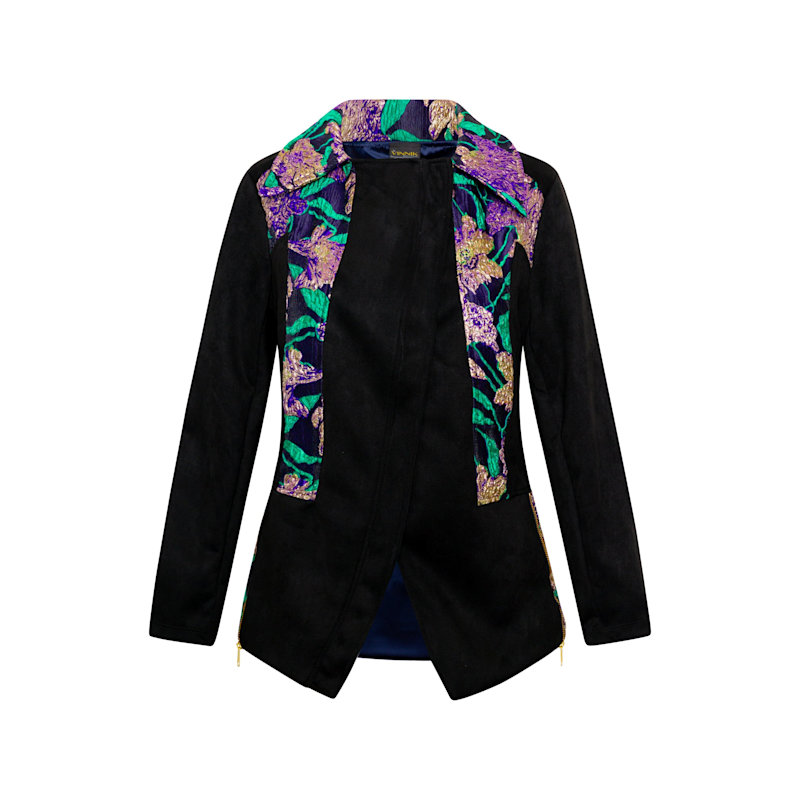 Thumbnail of Moto Jacket In What The Flower - Purple image