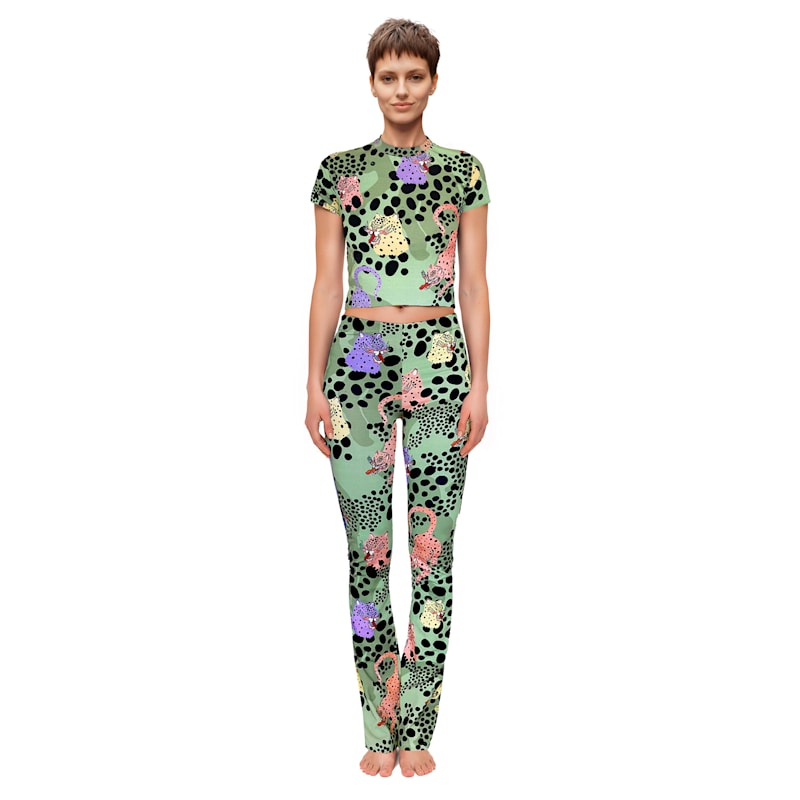 Thumbnail of Ms Chee Flared Pants -  Bamboo image