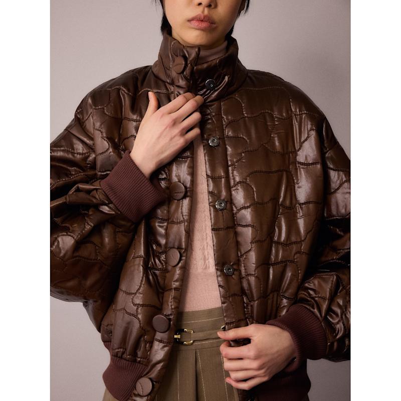 Thumbnail of Ms K Bomber Jacket / Chocolate image