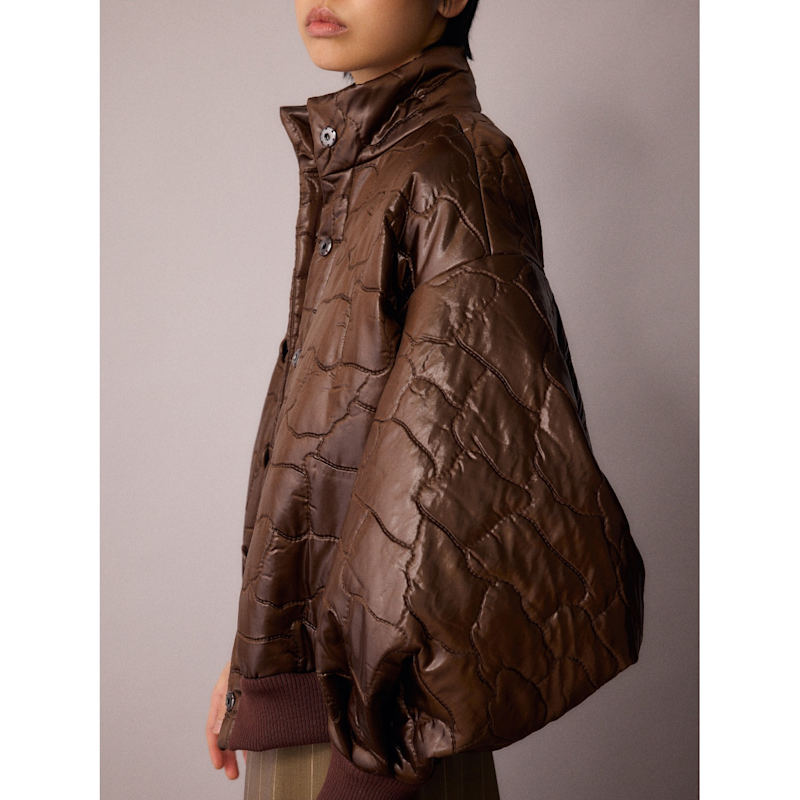 Thumbnail of Ms K Bomber Jacket / Chocolate image