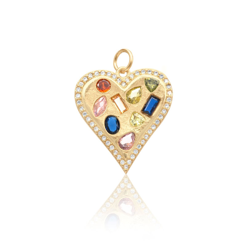 Thumbnail of Multi Shape Heart Charm image