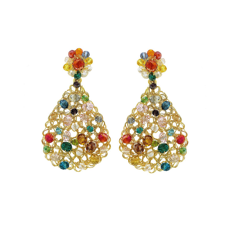 Thumbnail of Multicolor Aurora Handmade Earrings image