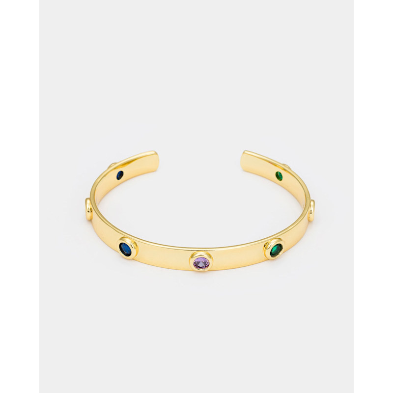 Thumbnail of Multicolor Gemstone Cuff image