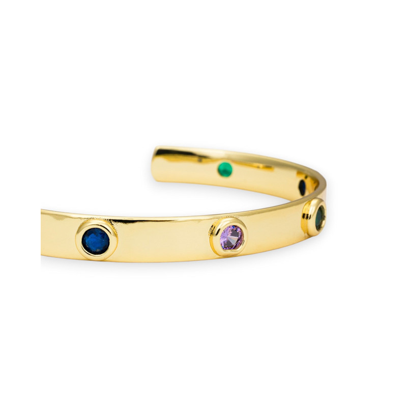 Thumbnail of Multicolor Gemstone Cuff image