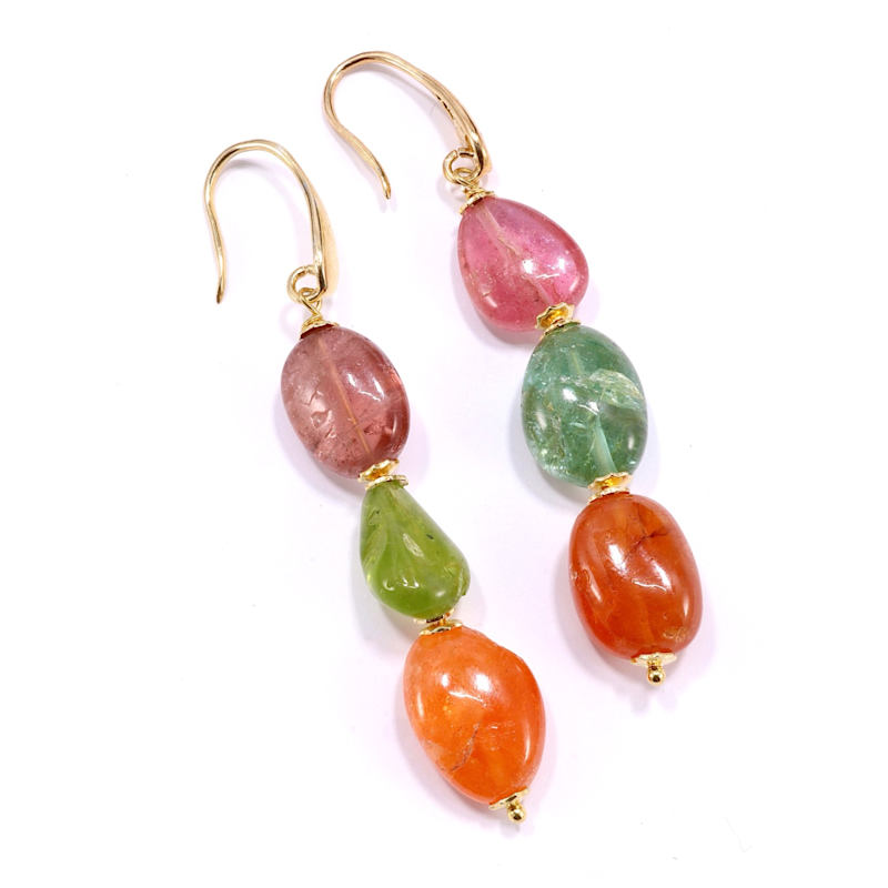 Thumbnail of Multicolor Tourmaline Earrings image