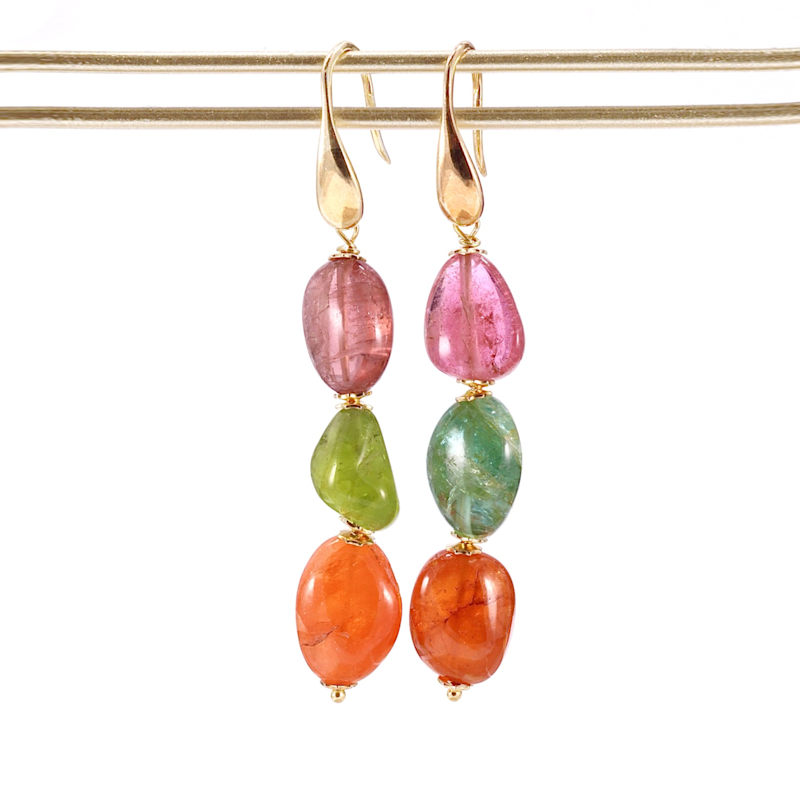 Thumbnail of Multicolor Tourmaline Earrings image