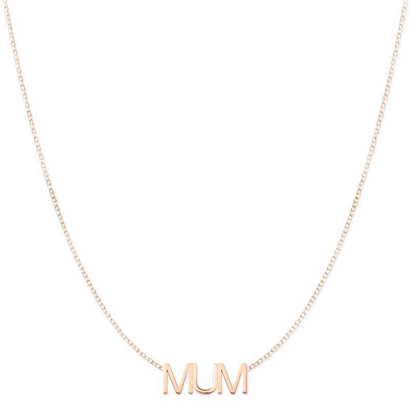 Thumbnail of Mum Necklace - Yellow Gold image
