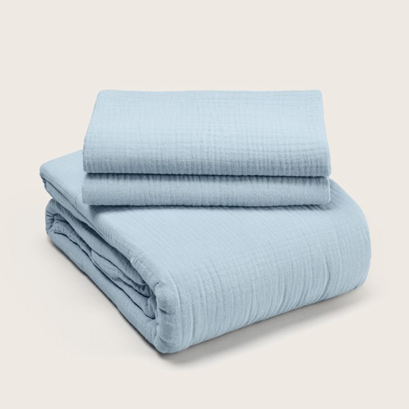 Thumbnail of Muslin Duvet Set - Blue - King image