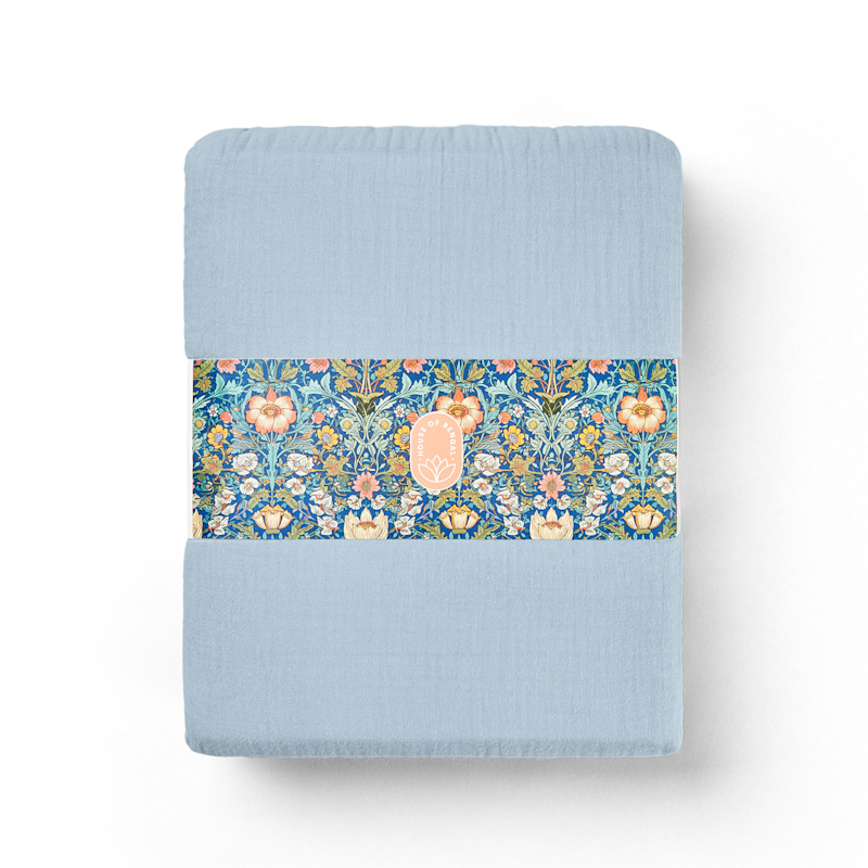 Thumbnail of Muslin Duvet Set - Blue - King image