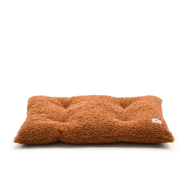 Thumbnail of Mustard Fleece Dog Cushion Bed, Bela image
