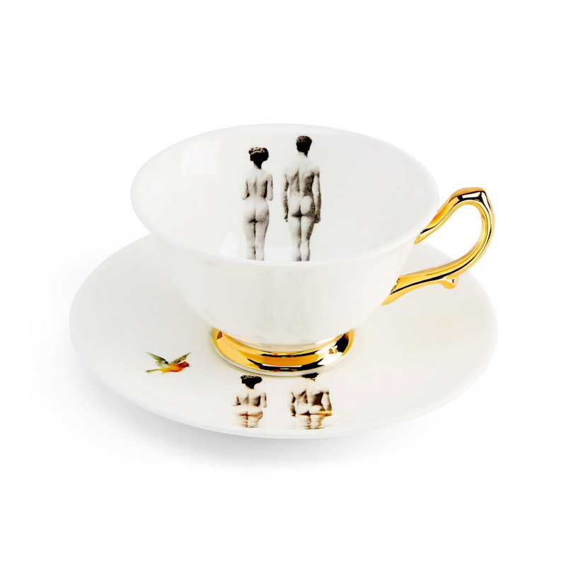 Thumbnail of Models Bone China Teacup & Saucer image