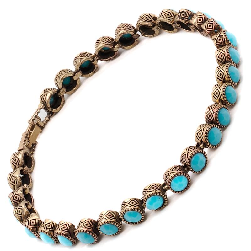 Thumbnail of Turquoise Tennis Bracelet - Turquoise image
